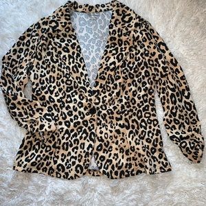Cheetah print suit